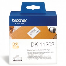 Brother DK-11202 preču iepakojuma uzlīmes 62*100mm, 300gab.