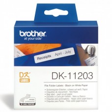 Brother DK-11203 uzlīmes dokumentu mapēm 17x87mm, 300gab