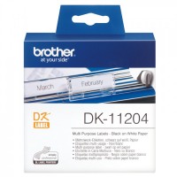 Brother DK-11204 multi-funkcionālas uzlīmes 17x54mm 400gab.