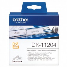 Brother DK-11204 multi-funkcionālas uzlīmes 17x54mm 400gab.