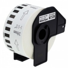 Analogs DK-22225A papīra uzlīmju lente 38mm x 30.48m, priekš Brother