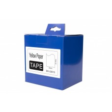 Analogs DK-22610A papīra uzlīmju lente dzeltena 29mm*30.48mm, priekš Brother
