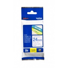 Brother TZE-253 uzlīmju lente zils uz balta 24mm x 8 metri