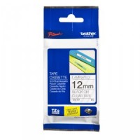 Brother TZE-131 uzlīmju lente melns uz caurspīdīga 12mm x 8 metri