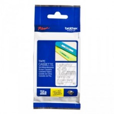 Brother TZE-135 uzlīmju lente balts uz caurspīdīga 12mm x 8 metri