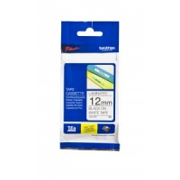 Brother TZE-231 uzlīmju lente melns uz balta 12mm x 8 metri