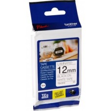 Brother TZE-231S uzlīmju lente melns uz balta 12mm x 4 metri