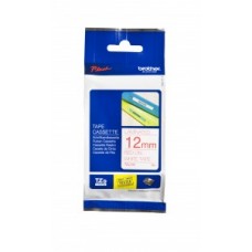 Brother TZE-232 uzlīmju lente sarkans uz balta 12mm x 8 metri