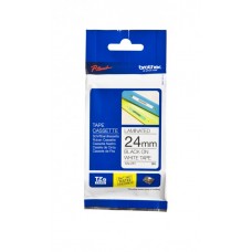 Brother TZE-251 uzlīmju lente melns uz balta 24mm x 8 metri