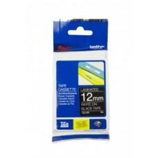 Brother TZE-335 uzlīmju lente balts uz melna 12mm x 8 metri
