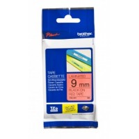 Brother TZE-421 uzlīmju lente melns uz sarkana 9mm x 8 metri