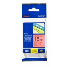 Brother TZE-441 uzlīmju lente melns uz sarkana 18mm x 8 metri