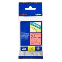 Brother TZE-451 uzlīmju lente melns uz sarkana 24mm