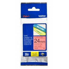 Brother TZE-451 uzlīmju lente melns uz sarkana 24mm