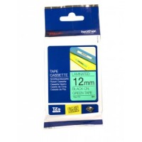 Brother TZE-731 uzlīmju lente melns uz zaļa 12mm x 8 metri