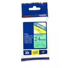 Brother TZE-751 uzlīmju lente melns uz zaļa 24mm x 8 metri