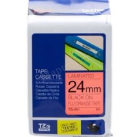 Brother TZE-B51 uzlīmju lente melns uz spilgti oranža 24mm x 8 metri