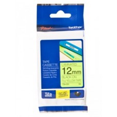Brother TZE-C31 uzlīmju lente melns uz spilgti dzeltena 12mm x 8 metri