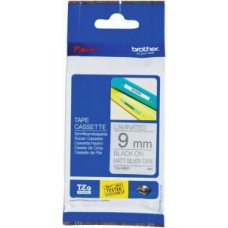 Brother TZE-M921 uzlīmju lente metāla melns uz matēta sudraba 9mm x 8 metri