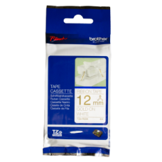 Brother TZE-R234 dekoratīva auduma lente, zelts uz baltu, 12mm x 8 metri