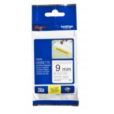Brother TZe-S221 uzlīmju lente strong melns uz balta 9mm x 8 metri