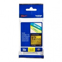 Brother TZE-PR831 uzlīmju lente melns uz premium zelta, 12mm