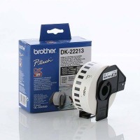 Brother DK-22113 Līmplēve, melns uz caurspīdīga 62mm*15.24m