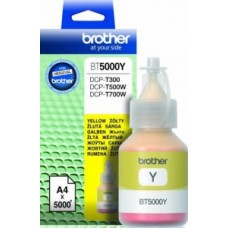 BROTHER BT-5000Y DZELTENĀS KRĀSAS TINTES PUDELE, 5000 LAPĀM