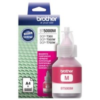 BROTHER BT-5000M SARKANĀS KRĀSAS TINTES PUDELE, 5000 LAPĀM