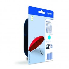 BROTHER LC225XLC zilas tintes kasete 1200 izdrukām, 11.8 ml