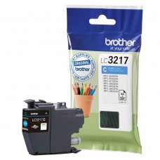 BROTHER LC3217C zilās tintes kasete 550 izdrukām