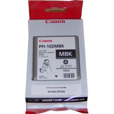 Canon PFI-102MBK Matte-Black tintes kasete, 130 ml