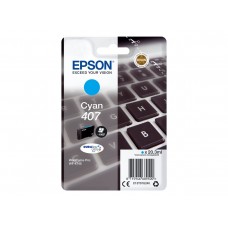 Epson 407 Cyan tinte, 20.3ml, 1.900 izdrukām