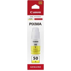 Canon GI-50Y Yellow tintes pudele, 7.700 izdrukām