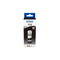 EPSON 108, EcoTank sērijas tinte, Black, 70 ml
