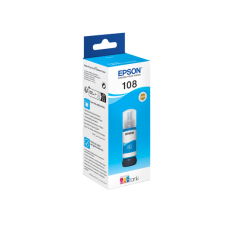 EPSON 108, EcoTank sērijas tinte, Cyan, 70 ml