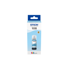EPSON 108, EcoTank sērijas tinte, Light Cyan, 70 ml