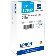 EPSON T7892 XXL Cyan tinte, 34.2 ml, 4.000 izdrukām