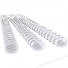 Fellowes plastmasas spirāles (ovālas), 32mm, A4, baltas (53490), 50 gab.
