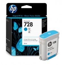 HP 728 Cyan tintes kasete, 40 ml