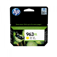 HP 963XL Yellow tintes kasete, paredzēts 1.600 izdrukām