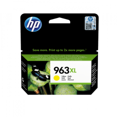 HP 963XL Yellow tintes kasete, paredzēts 1.600 izdrukām